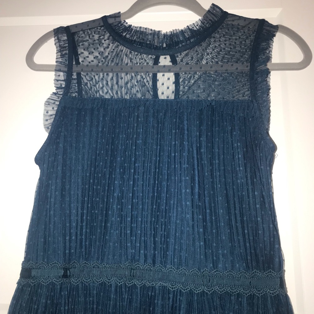 Teal Target Dress